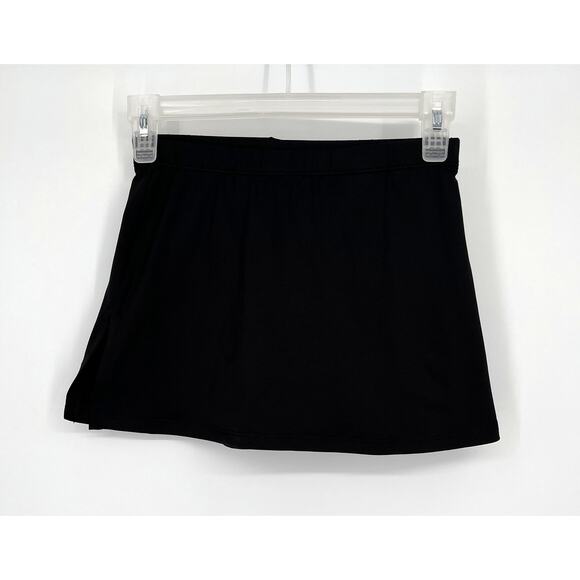 BP Designs Silken Dance Skort in Black Youth Large - Picture 2 of 8